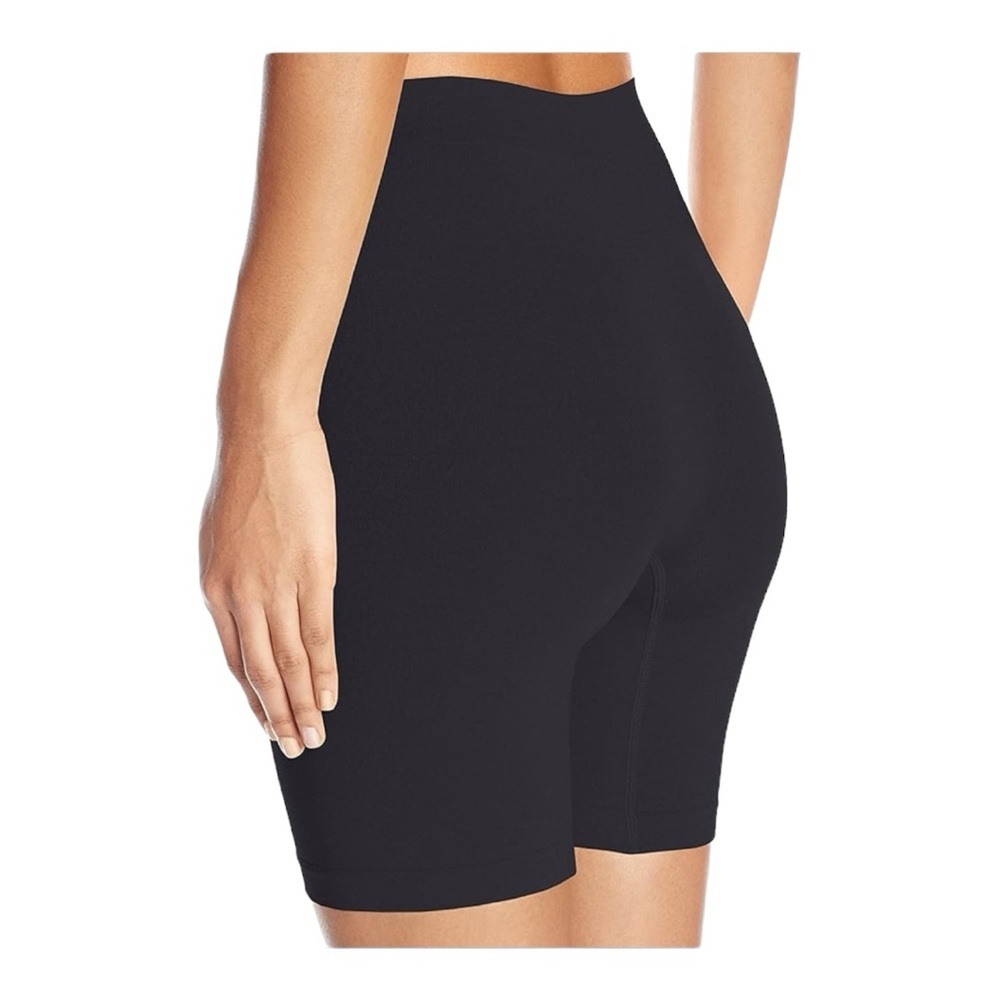 Vassarette Long Line Seamless‎ Stretch Briefs Panties Women’s SZ Large Black